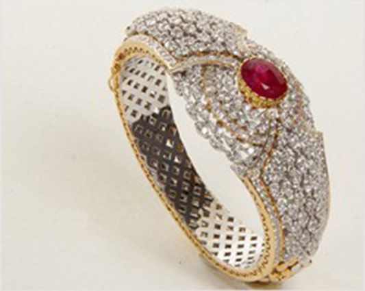 diamond Bangle | D K Basak Jewellery