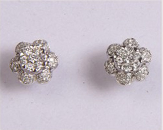 diamond Earring | D K Basak Jewellery